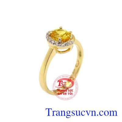 Nhẫn nữ sapphire độc đáo