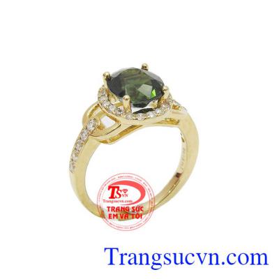 Nhẫn nữ sapphire thiên nhiên đẹp