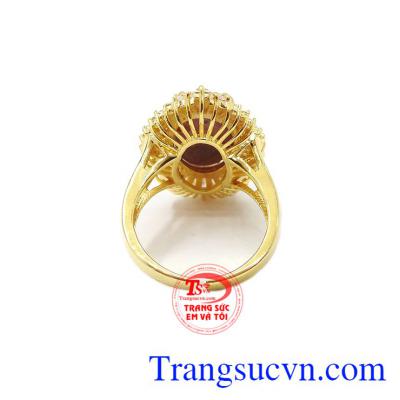 Sản phẩm thích hợp làm quà tặng cho người thân và bạn bè,Nhẫn nữ Sapphire vàng 10k đẹp