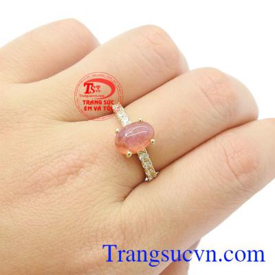 Nhẫn nữ Sapphire vàng 10k