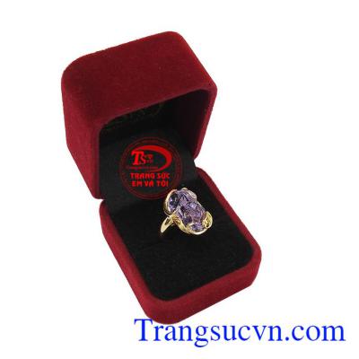 Nhẫn nữ vàng tây dành cho phái đẹp phù hợp làm quà tặng sinh nhật hoặc trong các dịp ý nghĩa