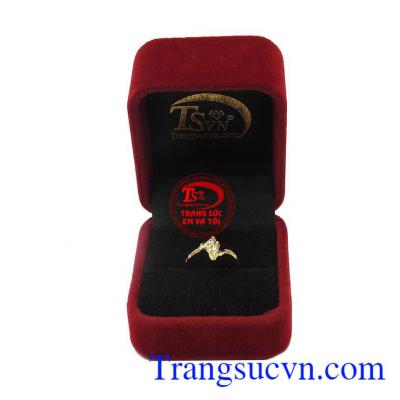 Nhẫn nữ vàng tây dành cho phái đẹp, đeo hợp thời trang và quý phái