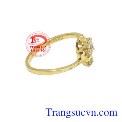 Chiếc Nhẫn nữ vàng tây đẹp nhẫn nữ món quà ý nghĩa cho người yêu thương, trong các dịp sinh nhật, lễ tết và kỷ niệm