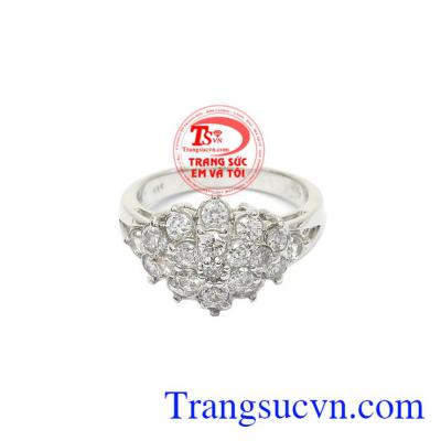 Nhẫn nữ vàng tây dành cho phái đẹp phù hợp làm quà tặng sinh nhật hoặc trong các dịp ý nghĩa