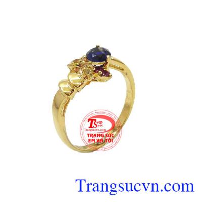 Nhẫn saphir bích ngọc là sản phẩm nhẫn đẹp được thiết kế đẹp, sản phẩm với kiểu dáng thời trang, sang trọng