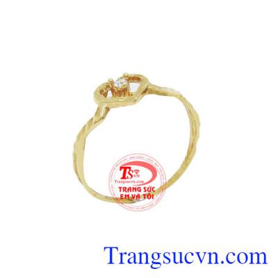 Nhẫn trái tim mong chờ là món quà ý nghĩa dành cho phái đẹp