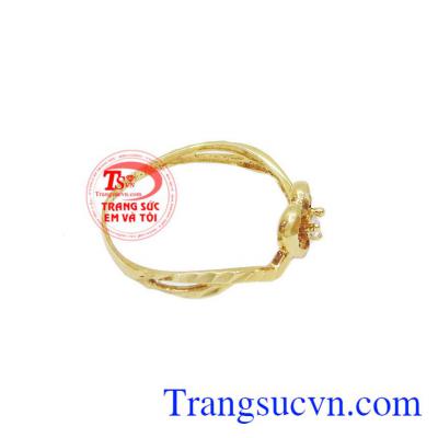 Nhẫn nữ vàng tây dành cho phái đẹp phù hợp làm quà tặng sinh nhật hoặc trong các dịp ý nghĩa