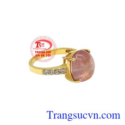 Nhẫn vàng đá TOURMALINE thiên nhiên vàng 14k, bảo hành 12 tháng, giao hàng nhanh trên toàn quốc