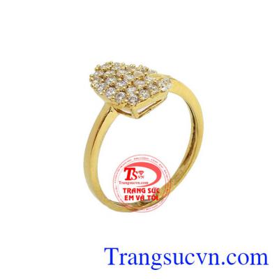 Nhẫn vàng trái tim HP