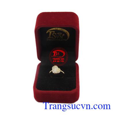 Nhẫn nữ vàng tây dành cho phái đẹp, đeo hợp thời trang và quý phái