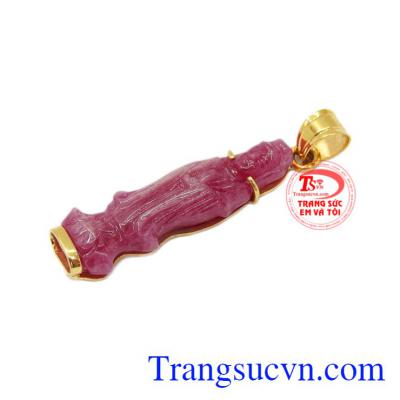 Người cứu độ chúng sinh giúp cho dân chúng thoát khỏi cảnh lầm than. Phật quan âm ruby đỏ