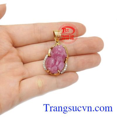 Tỳ hưu hồng ngọc ruby chất lượng.