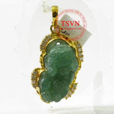 Bán Tỳ hưu nạm vàng Có giấy kiểm định đá quý Tỳ hưu nạm vàng kèm giấy kiểm định vàng.