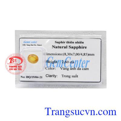 Viên Sapphire ép vỉ thiên nhiên