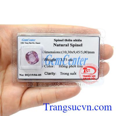 Sản phẩm mang lại nhiều sức khỏe, may mắn cho người đeo,Viên Spinel hồng ép vỉ