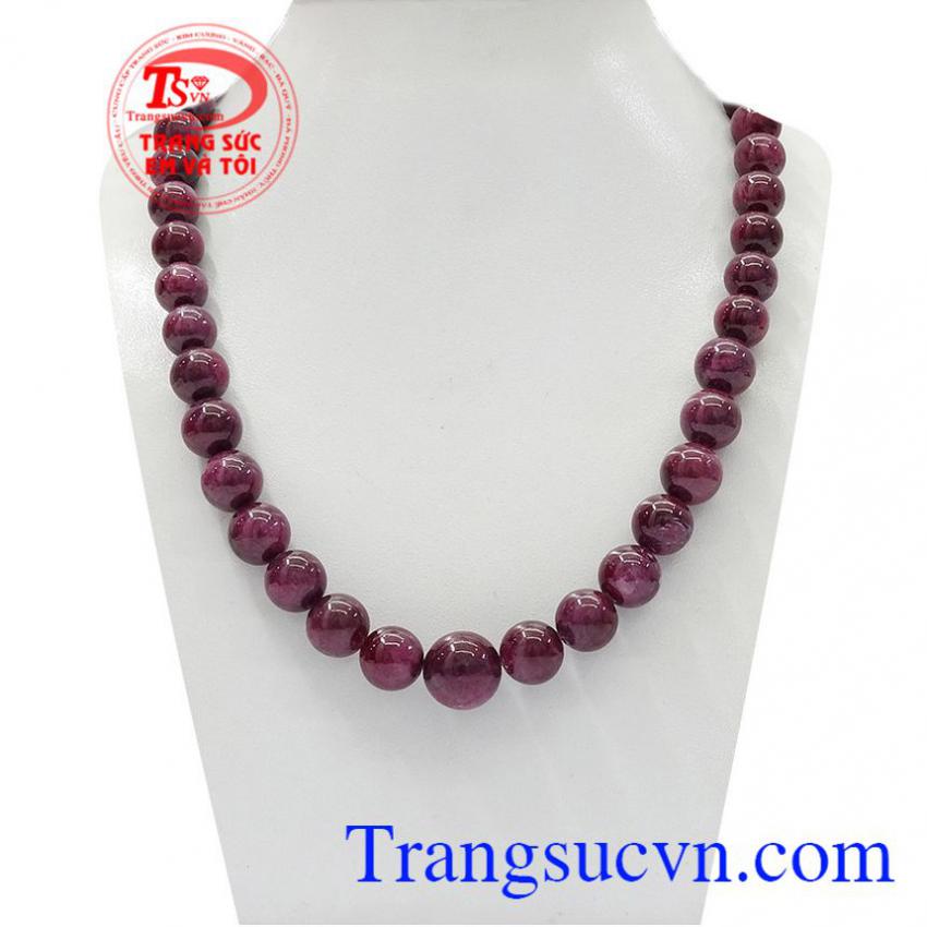Chuỗi cổ Ruby thiên nhiên