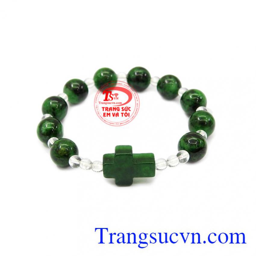 Chuỗi tay mân côi cẩm thạch