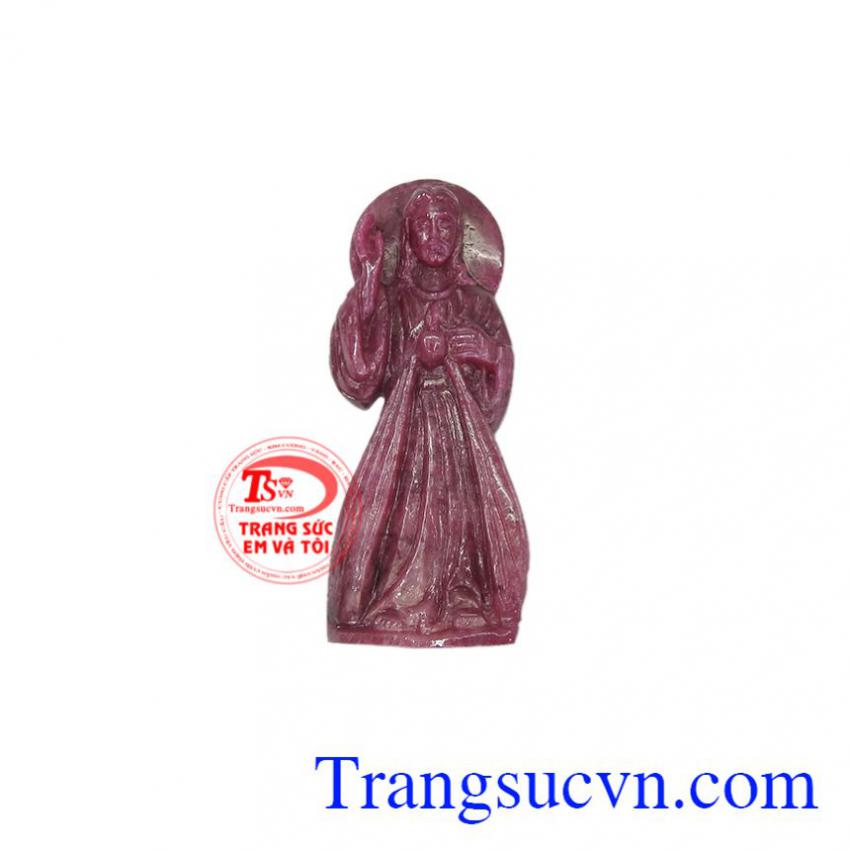 Mặt Chúa Jesus ruby thiên nhiên