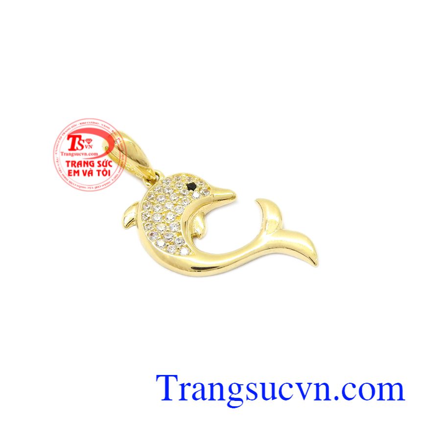 Mặt dây nữ cá vàng 10k Korea biểu tượng cho niềm tin và hy vọng.