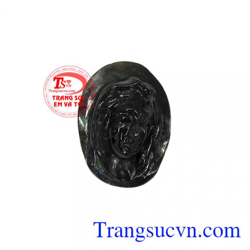 Mặt Đức mẹ sapphire thiên nhiên