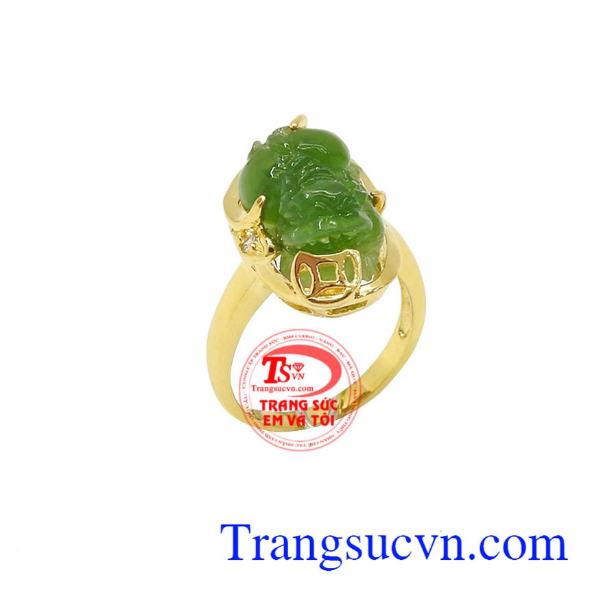 Nhẫn Tỳ Hưu Tài Lộc mang đến vận may về tài lộc, là sản phẩm được chế tác đẹp, tinh xảo