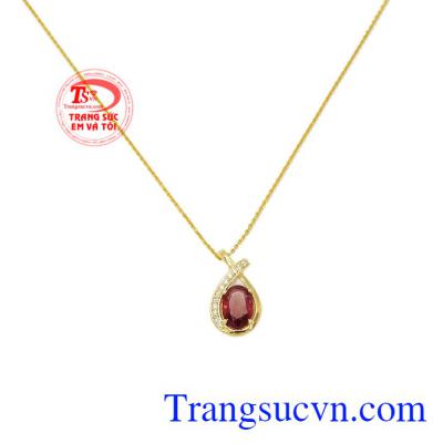 Bộ mặt dây nữ Spinel hợp thời trang, tinh tế, chất lượng.