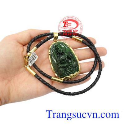 Bộ mặt dây phật tuổi Mão bọc vàng