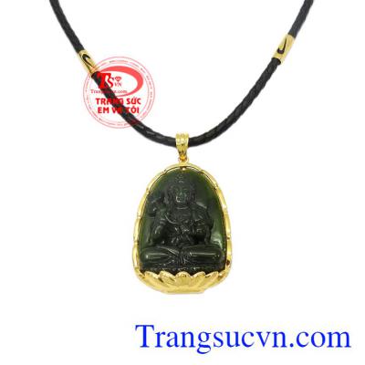 Bộ mặt dây phật tuổi Ngọ bọc vàng đẹp.