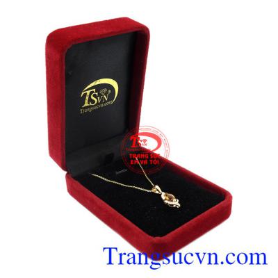 Bộ mặt dây thạch anh vàng