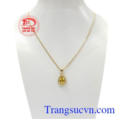 Bộ trang sức Beryl vàng 14k