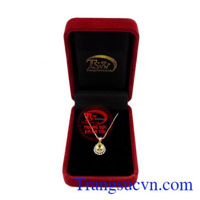 Bộ trang súc Beryl vàng 14k