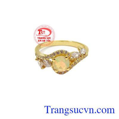 Sản phẩm thích hợp làm quà tặng cho người thân hoặc bạn bè trong các dịp lễ, tết,Bộ trang sức đá Opal