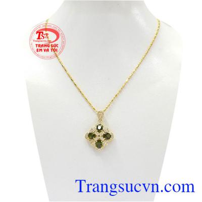 Bộ trang sức Sapphire vàng 14k