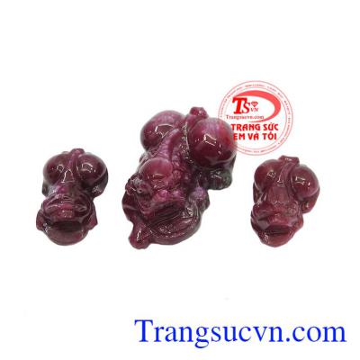 Bộ Tỳ Hưu Ruby may mắn