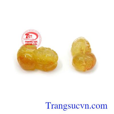 Cặp tỳ hưu thạch anh tóc bình an từ xa xưa được coi là linh vật mang lại tài lộc, may mắn, giải trừ tà khí cho người đeo nên rất được ưa chuộng