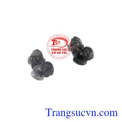  hưu là loài linh vật cát tường có thể mang lại vận số giàu sang đồng thời phải đi kèm với sự nỗ lực và cố gắng của bản thân người sở hữu,Cặp tỳ hưu thạch anh tóc đen đại cát