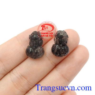 Cặp tỳ hưu thạch anh tóc đen đại lộc