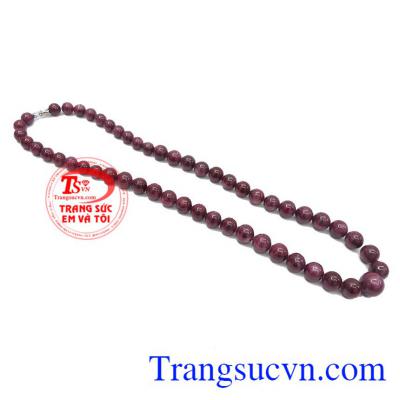Sản phẩm thích hợp làm quà tặng cho người thân hoặc bạn bè,Chuỗi cổ Ruby thiên nhiên