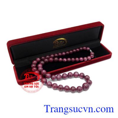 Chuỗi cổ Ruby thiên nhiên