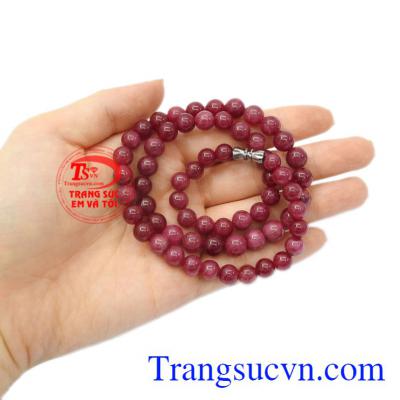 Chuỗi hạt đeo cổ Ruby 