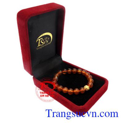 Chuỗi tay mã não kim tiền