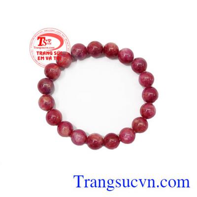 Còn về sức khỏe, ruby giúp cải thiện các bệnh về tim mạch và làm tăng cường trí nhớ,Chuỗi tay Ruby 10 ly