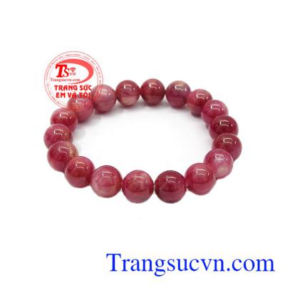 Người châu âu thời trung đại cổ tin rằng hồng ngọc tiếp thêm cho họ sức khỏe, sự thịnh vượng, trí tuệ và cuộc sống tình yêu viên mãn,Chuỗi tay Ruby 9 ly
