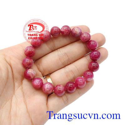 Sản phẩm thích hợp làm quà tặng cho người thân hoặc bạn bè,Chuỗi tay Ruby 9 ly