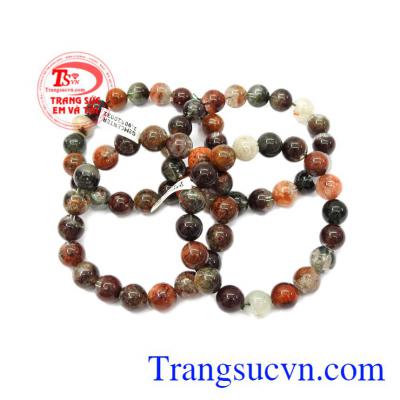 Chuỗi tay thạch anh tóc 11 ly tài lộc