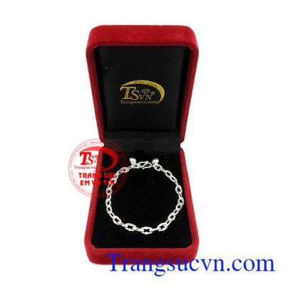 Lắc tay bạc cho bé yêu