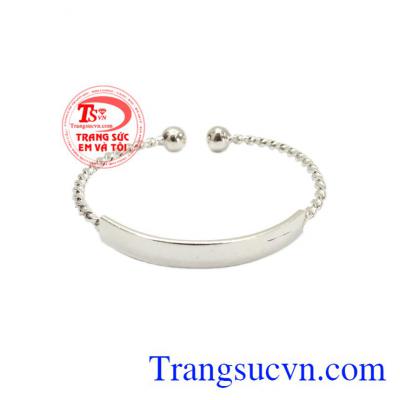 Lắc tay bạc cho trẻ em là sản phẩm được rất nhiều khách hàng ưa thích,Lắc tay bạc cho trẻ em