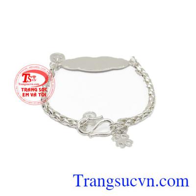 Lắc bạc trẻ em thương hiệu uy tín, chất lượng, giao hàng toàn quốc,Lắc tay bạc đẹp cho bé
