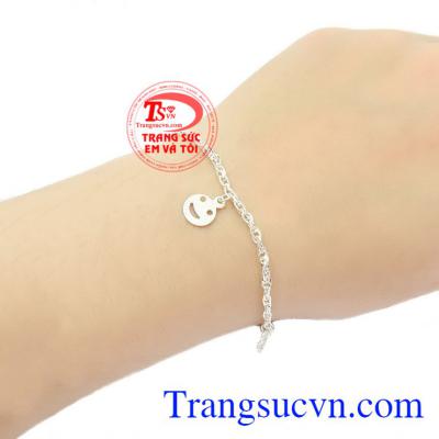 Sản phẩm thích hợp làm quà tặng cho người thân hoặc bạn bè,Lắc tay bạc mềm cho bé