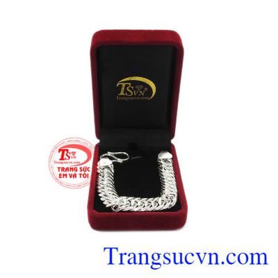 Lắc tay phong cách thể hiện đẳng cấp phái mạnh. Lắc tay bạc nam công tử